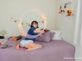 Cute Petite Cam Girl Hula Hoops