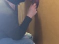 Here is our very first Glory Hole scene ever at home with a Cum in Mouth Finish