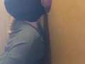 Here is our very first Glory Hole scene ever at home with a Cum in Mouth Finish