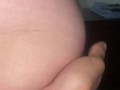 Playing with babysitters ass