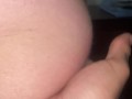 Playing with babysitters ass