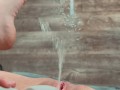 I made such a huge mess with multiple huge fountain squirts