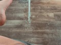 I made such a huge mess with multiple huge fountain squirts