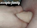 Caught my husband jerking off to gay porn and fucked us with a Double Ended Dildo