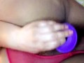 Thick bitch with a fat creamy pussy cums a lot