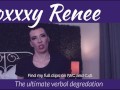 The ultimate verbal degradation!