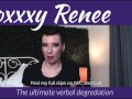 The ultimate verbal degradation!