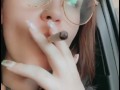 Smoking with my gf