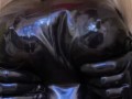I Love Squeezing my Silicone Latex Boobs 