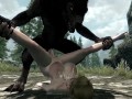 Andrea Gives Herself To The Werewolf Cock A Skyrim Story