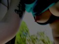 Rubbing my pussy in broad daylight!