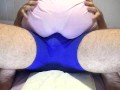 Dry humping cum in his boxers, underwear assjob and handjob