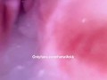 Internal creampie pussy camera using cum as lube