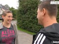 DeutschlandReport - Big Booty German MILF Seduced And Fucked By Horny Stranger - AMATEUREURO