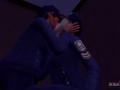 Lesbian Cops Have Sex in the Police Office - Sexual Hot Animations