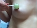 Slim Girl Sucks and Caresses Wet Pussy