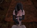 POV fucking Yennefer of Vengerberg, cowgirl creampie - Witcher 3D Hentai
