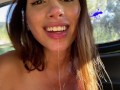 SQUIRTING AND SUCKING ON AN UBER! FACIAL AND SWALLOW INCLUDED! WHATCH THE FIRST PART AS WELL!