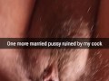 My short fat cock ruin your wife pussy and marriage - Cuckold Captions Snapchat