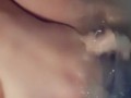 Phew that was close! Daddy said I'm not allowed to cum yet!