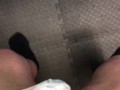 She sits down to go pee but first reveals her panties are already soaking wet, see what happens next