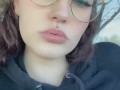 Smoking a cigarette in the car