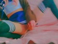girl dildo ride in Japan school uniform amateur masturb shaking orgasm uncensored 18