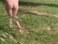 Part 2 naked in the front yard