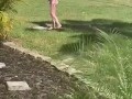Part 2 naked in the front yard