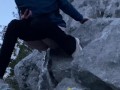 Pissing Outdoors Off a Cliff