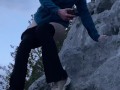 Pissing Outdoors Off a Cliff
