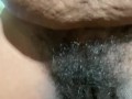 Hairy pussy Bouncing Fat ass and cunt on torso dildo! Fat Pussy!