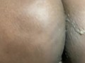 Hairy pussy Bouncing Fat ass and cunt on torso dildo! Fat Pussy!