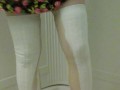 Pissing my panties and stockings for you