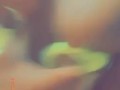Ebony loves bouncing her big tits and flashing her pink pussy 
