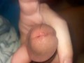 Quick Tease Showing Off My Wet Leaky Cock