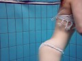 Underwater hottest babe Zelenkina swims naked