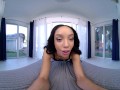 Petite Ebony Alexis Tae Needs You To Be Stuntcock For Live VR Porn