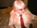 Naughty Schoolgirl Sugar Dandy Breaks in New Pipe
