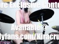 Sexy Girl Plays Drums Naked (G*ns & Roses - Sweet C Of Mine)