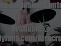 Sexy Girl Plays Drums Naked (G*ns & Roses - Sweet C Of Mine)