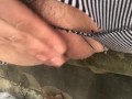 Public pissing and pleasuring in broad daylight