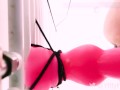 Hump by huge toys on doggystyle