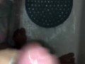 Stroking my big Puerto Rican Dick in the Shower