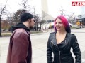 BumsBus - Aviva Rocks Huge Tits Swiss Babe Fucks Stranger For Extra Money - LETSDOEIT