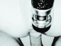 Ass to Pussy to Ass to pussy - multi-orgasm and squirt with vibrator and deep anal fuck closeup