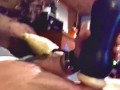 (Loud orgasm) Watch Pulsating cock drain huge load inside toy