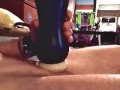(Loud orgasm) Watch Pulsating cock drain huge load inside toy