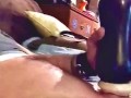 (Loud orgasm) Watch Pulsating cock drain huge load inside toy