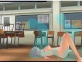 [CM3D2] - The Future Diary hentai, Yuno Gasai quick gangbang in class